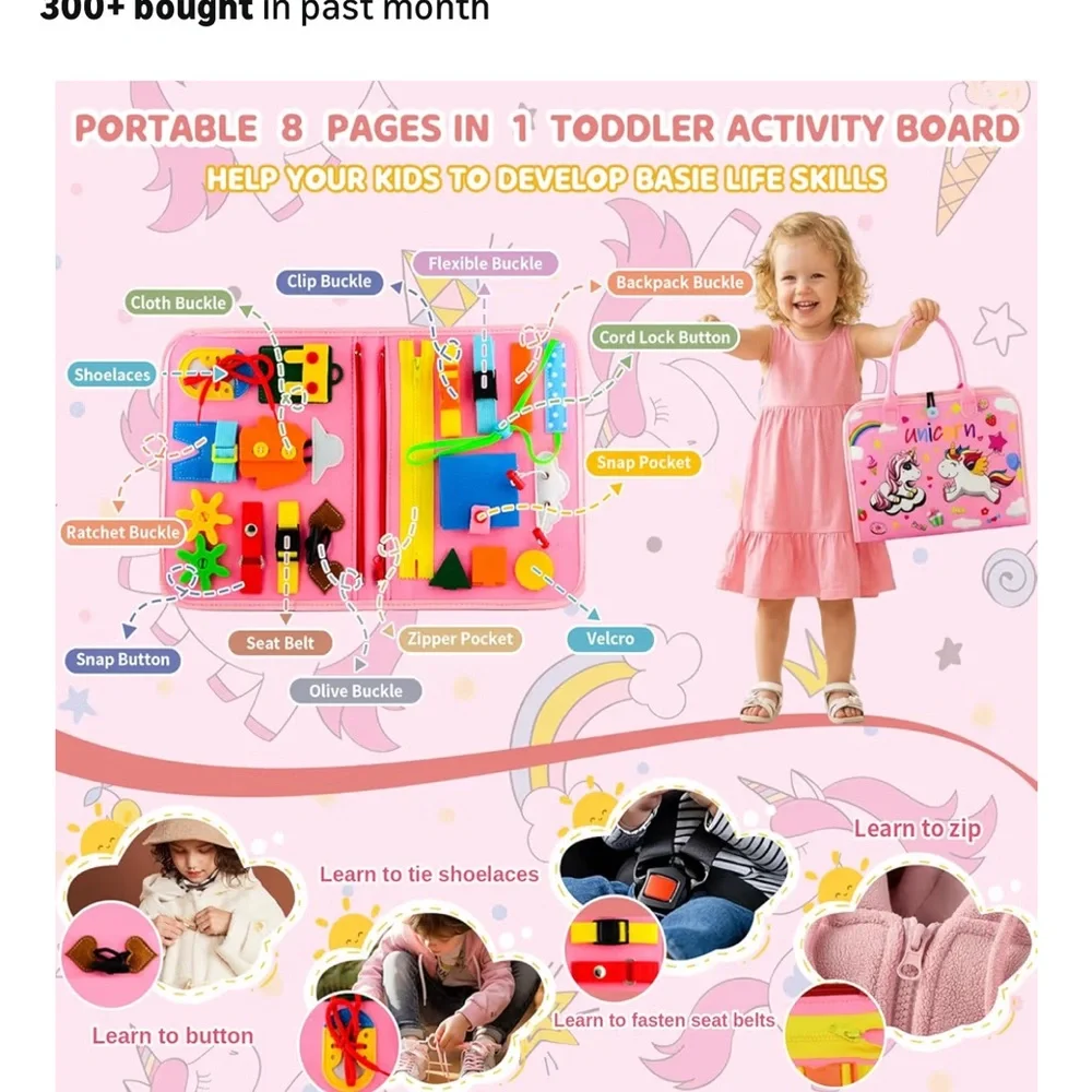 Toddler busy book toy brand new